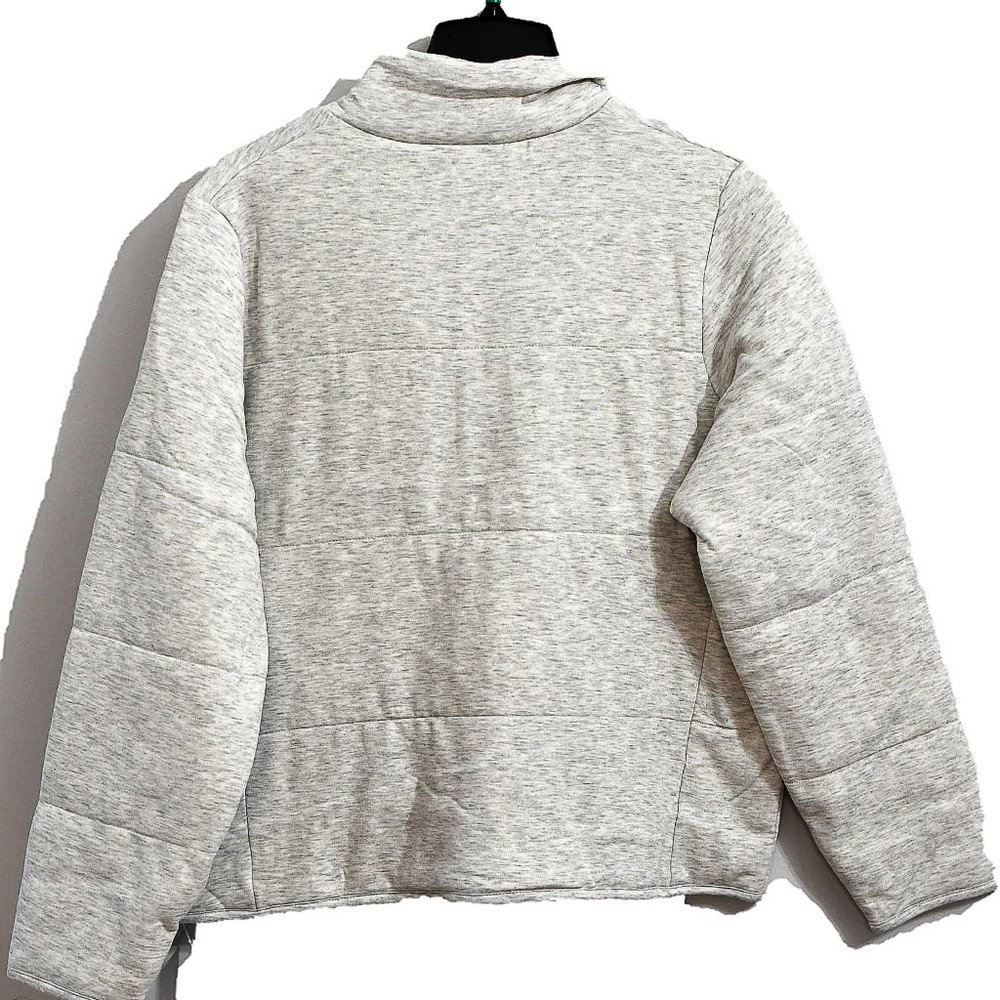 Three Dots Ladies' Quilted Jacket GRAY - Picture 9 of 9